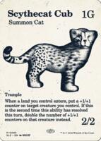 Scythecat Cub - Foundations Jumpstart - Magic: The Gathering