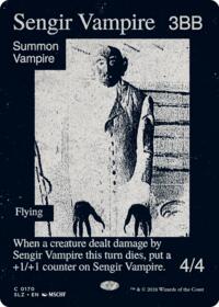 Sengir Vampire (0170) - Magic: The Gathering Secret Lair x MSCHF: The Zeta Set trading card