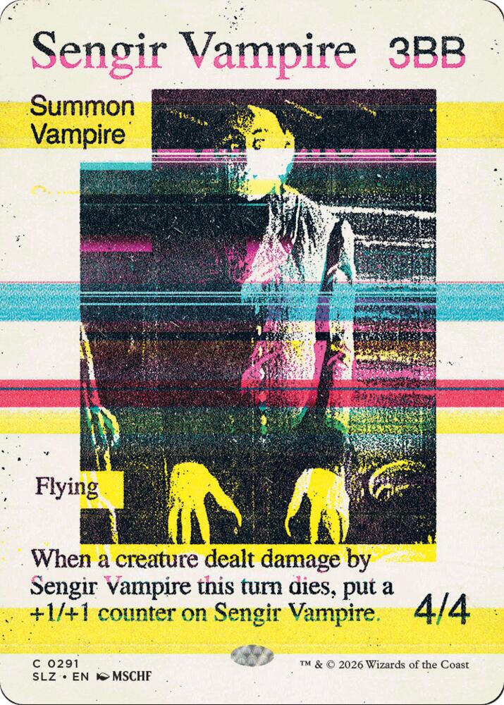 Sengir Vampire (0291) - Secret Lair x MSCHF: The Zeta Set - Magic