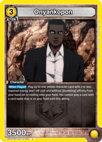 Onyankopon - Union Arena UEX07BT: Attack on Titan Vol. 2 trading card