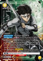 Levi (009) (SR*) - UEX07BT: Attack on Titan Vol. 2 - Union Arena