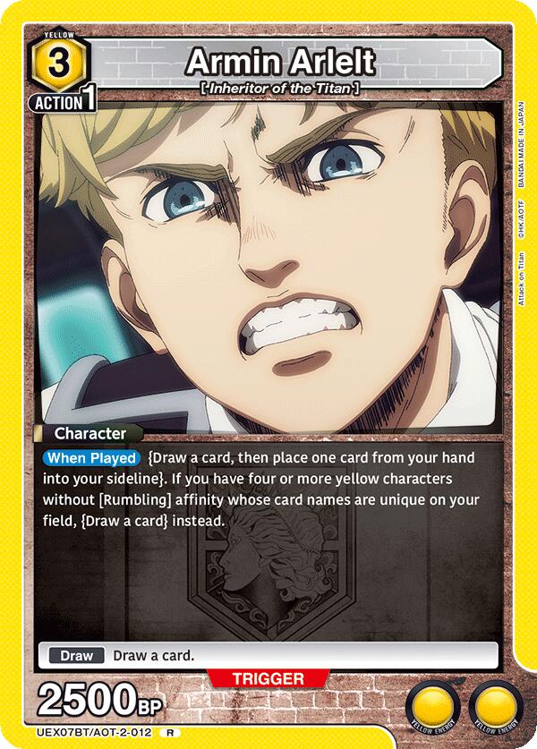Armin Arlelt (012) - UEX07BT: Attack on Titan Vol. 2 - Union Arena