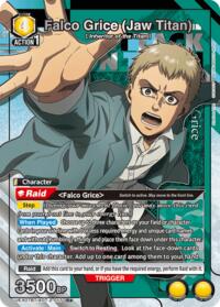 Falco Grice (Jaw Titan) (R*) - Union Arena UEX07BT: Attack on Titan Vol. 2 trading card