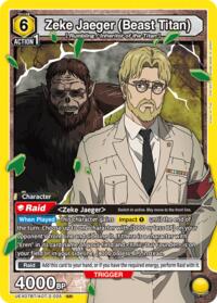 Zeke Jaeger (Beast Titan) (025) (UEX07BT/AOT-2-025) card
