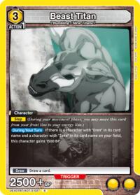 Beast Titan - Union Arena UEX07BT: Attack on Titan Vol. 2 trading card