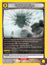 Colossal Titan - Union Arena UEX07BT: Attack on Titan Vol. 2 trading card