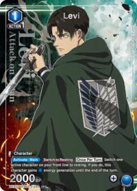Levi (040) (U*) - Union Arena UEX07BT: Attack on Titan Vol. 2 trading card