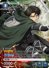 Levi (041) (R*) - Union Arena UEX07BT: Attack on Titan Vol. 2 trading card
