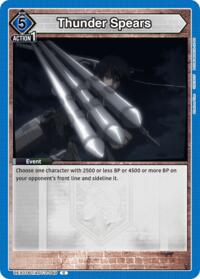 Thunder Spears (UEX07BT/AOT-2-049) card