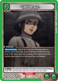 Gabi Braun (050) - Union Arena UEX07BT: Attack on Titan Vol. 2 trading card