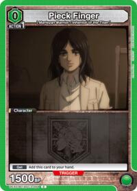Pieck Finger (054) (UEX07BT/AOT-2-054) card