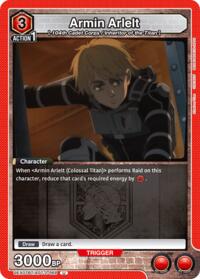 Armin Arlelt (068) - Union Arena UEX07BT: Attack on Titan Vol. 2 trading card