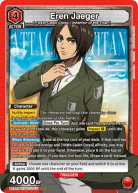 Eren Jaeger (071) - Union Arena UEX07BT: Attack on Titan Vol. 2 trading card