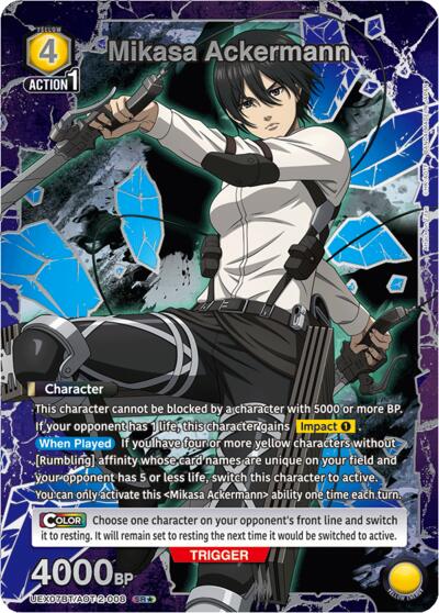 Mikasa Ackermann (008) (Box Topper Silver Foil)