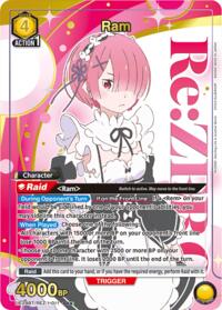 Ram (011) (Box Topper Gold Foil) (UE24BT/REZ-1-011) card