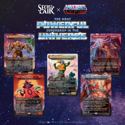 Secret Lair Drop: Secret Lair x Masters of the Universe: By the Power of Grayskull! - Non-Foil Edition, Secret Lair Drop Series