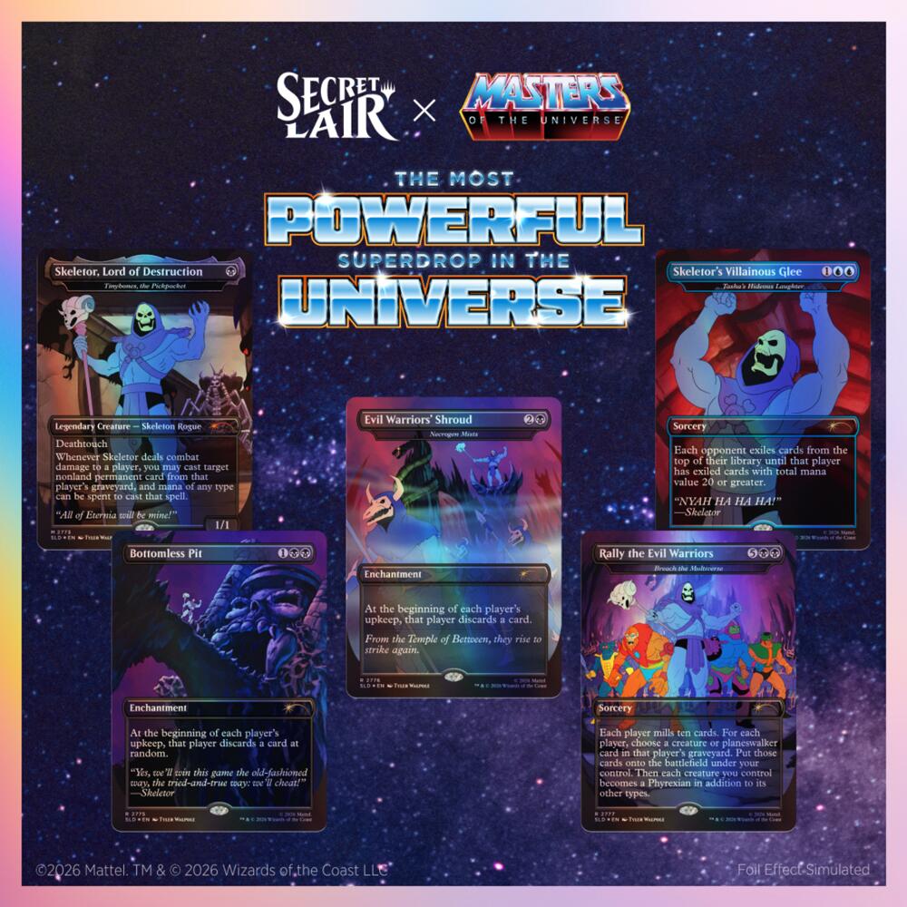 Secret Lair Drop: Secret Lair x Masters of the Universe: Nyah-ha