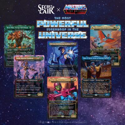 Secret Lair Drop: Secret Lair x Masters of the Universe: Allies and Enemies of Eternia - Non-Foil Edition, Secret Lair Drop Series
