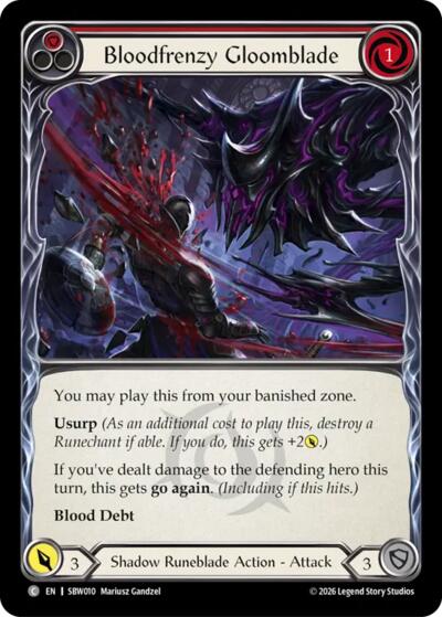 Bloodfrenzy Gloomblade Red