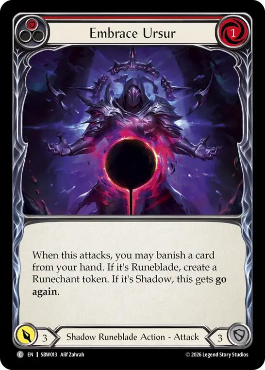 Embrace Ursur Red #SBW013