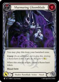 Murmuring Gloomblade (Red)