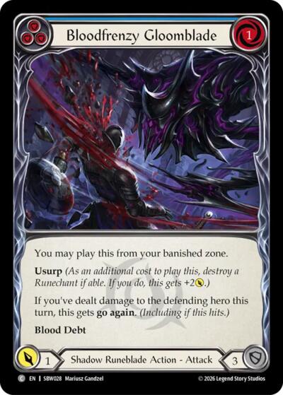 Bloodfrenzy Gloomblade Blue