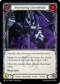 Murmuring Gloomblade (Blue)