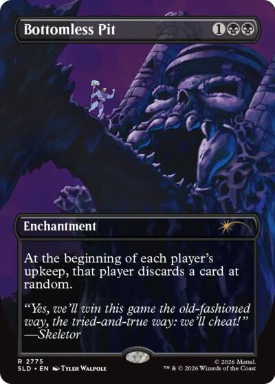 Bottomless Pit (Secret Lair) from SLD #2775, Magic: The Gathering card