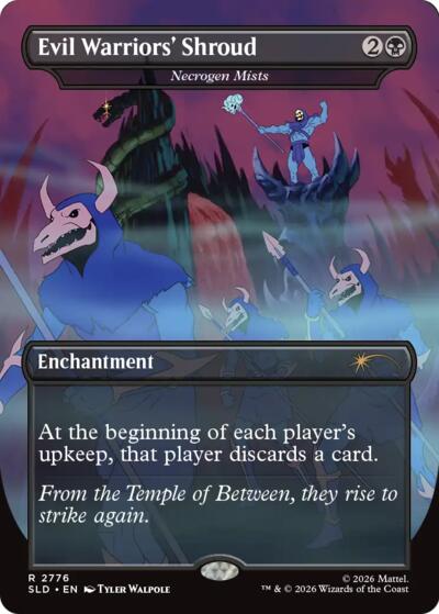 Necrogen Mists (Secret Lair) from SLD #2776, Magic: The Gathering card