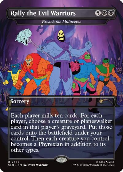Breach the Multiverse (Secret Lair) from SLD #2777, Magic: The Gathering card