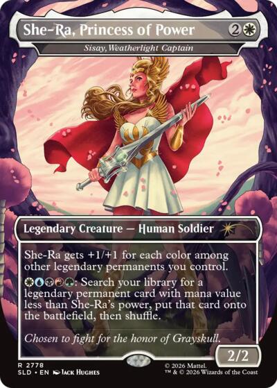 Sisay, Weatherlight Captain (Secret Lair) from SLD #2778, Magic: The Gathering card