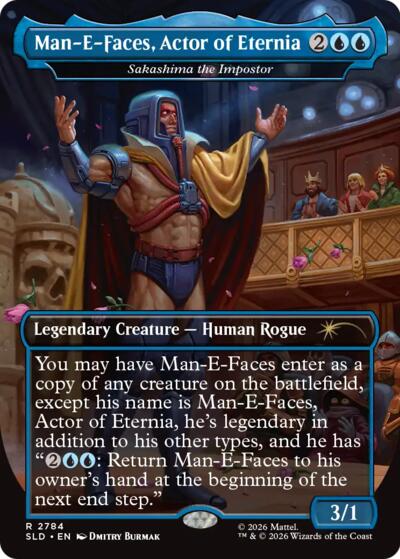 Sakashima the Impostor (Secret Lair) from SLD #2784, Magic: The Gathering card