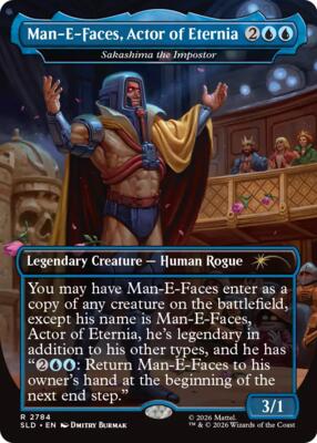 Man-E-Faces, Actor of Eternia - Sakashima the Impostor #2784 – Secret Lair Drop Series (Rare)