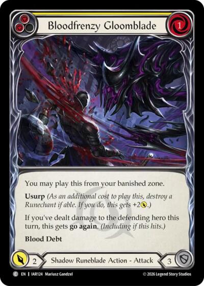 Bloodfrenzy Gloomblade Yellow