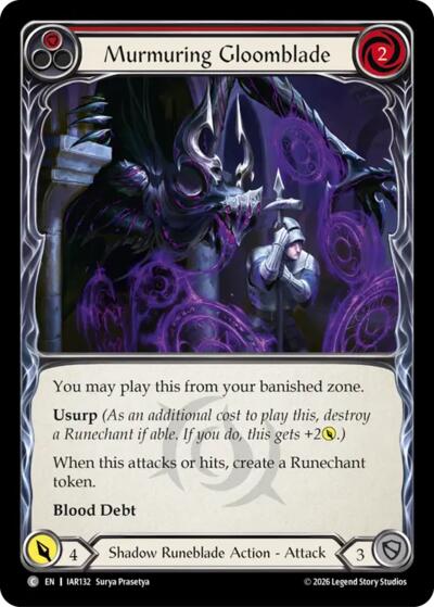 Murmuring Gloomblade Red