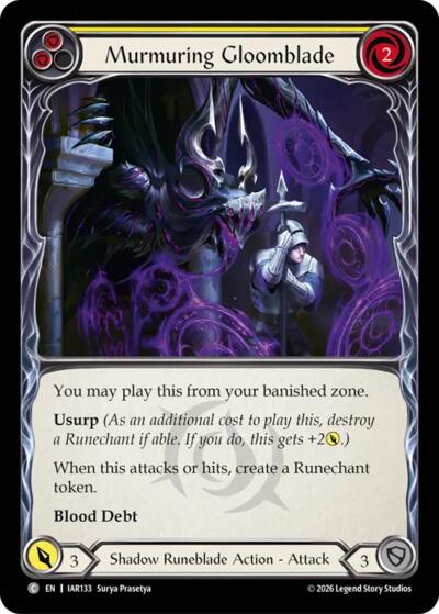 Murmuring Gloomblade Yellow