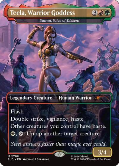 Samut, Voice of Dissent (Secret Lair) from SLD #2788, Magic: The Gathering card