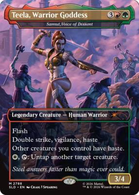 Teela, Warrior Goddess - Samut, Voice of Dissent #2788 – Secret Lair Drop Series (Mythic)