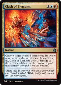 Clash of Elements - Magic: The Gathering Reality Fracture trading card