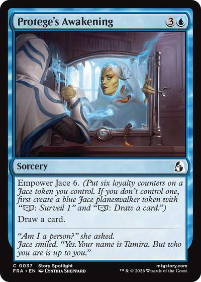 Protege's Awakening from FRA #37, Magic: The Gathering card