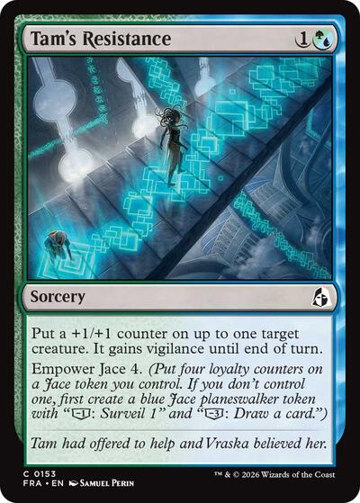 Tam's Resistance FRA 153 Magic card