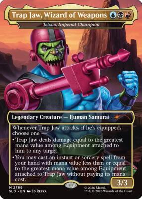 Trap Jaw, Wizard of Weapons - Tetsuo, Imperial Champion #2789 – Secret Lair Drop Series (Mythic)
