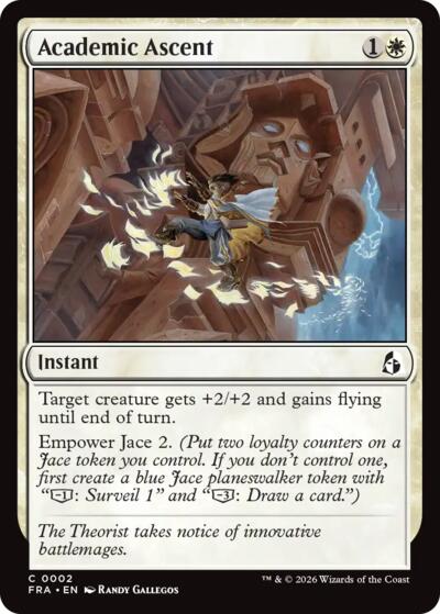 Academic Ascent from FRA #2, Magic: The Gathering card