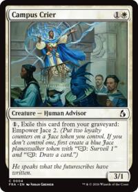 Campus Crier - Magic: The Gathering Reality Fracture trading card