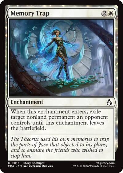 Memory Trap from FRA #15, Magic: The Gathering card