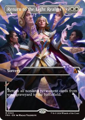 Return to the Light Realms (Borderless) (0323) #323 – Reality Fracture (Mythic)