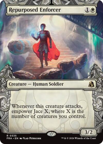 Repurposed Enforcer (Showcase) from FRA #335, Magic: The Gathering card