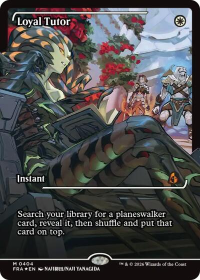 Loyal Tutor (Showcase) from FRA #404, Magic: The Gathering card