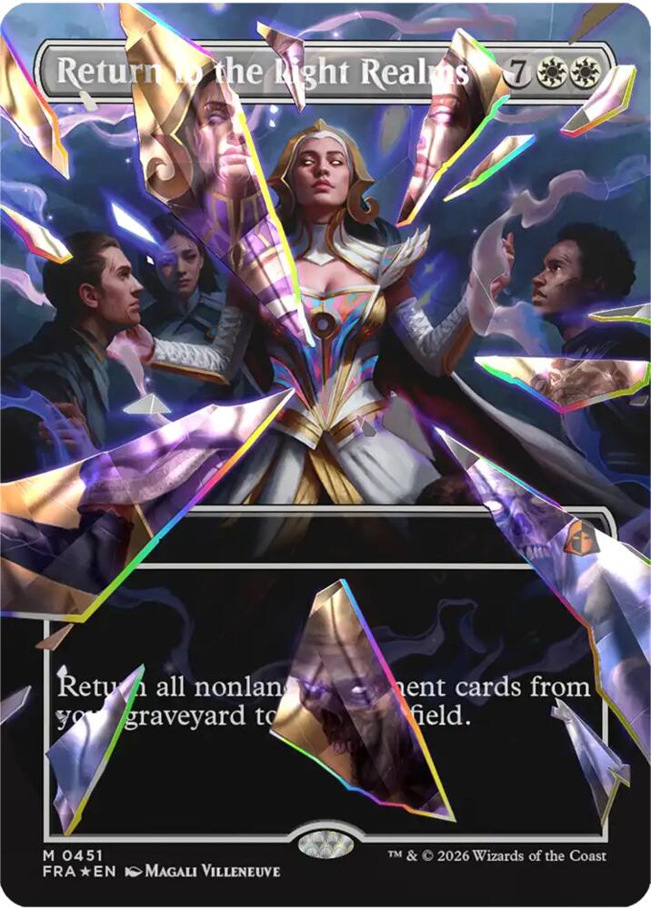 Return to the Light Realms (Borderless) (Facet Foil) (0415