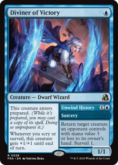 Diviner of Victory from FRA #28, Magic: The Gathering card